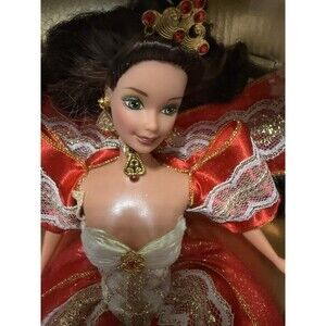 Vintage 1997 Christmas Barbie Special Edition Happy Holidays Doll Mattel NIB